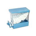 DISPENSADOR ROLLO ALGODON AZUL