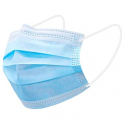 MASCARILLA QUIR. 3/C GOMA AZUL IIR 50 UDS