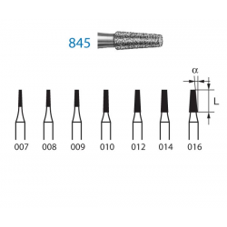 FRESA DIAMANTE 845 F.G. 5 UDS