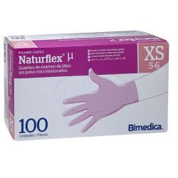 GUANTE LATEX SIN POLVO...