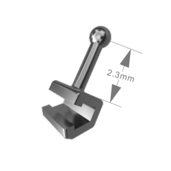 CRIMPABLE HOOK BOLA 2.3MM